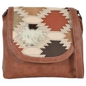 NWT Catchfly Studios Aztec Vegan Leather/Leather Conceal & Carry Handbag